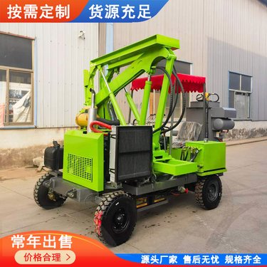 护栏打桩机波形围栏压装机公路多功能钻机器